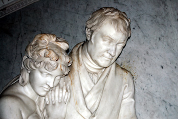 Close up of Samuel Whitbead II on his memorial May 2010